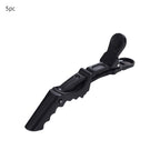 Black sectioning clip on a white background with a small '5pc' pack-size label in the upper left corner.