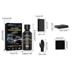 Graphene Ceramic Coating for Cars, 70 ml Paint Sealant Kit with Sponge, Towel, Gloves & 2 Applicator Cloths, High Gloss Hydrophobic Protection