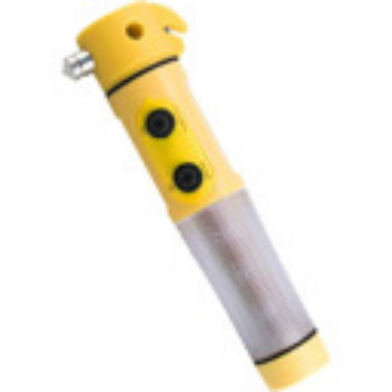 Car Safety Hammer with Flashlight, 3-in-1 Emergency Window Breaker, Seatbelt Cutter & LED Torch for Car, Truck & SUV