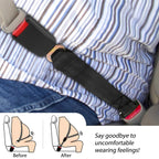 Car Seat Belt Extender 2-Pack, 14.37" Buckle Tongue Extension, Universal Fit for Most Vehicles