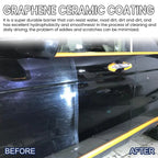 Graphene Ceramic Coating for Cars, 70 ml Paint Sealant Kit with Sponge, Towel, Gloves & 2 Applicator Cloths, High Gloss Hydrophobic Protection