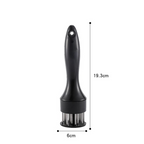 Size chart for the meat tenderizer: 19.3 cm long and 6 cm wide