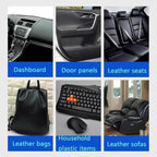 Leather cleaning paste used on dashboard, door panels, leather seats, bags, plastic items and leather sofas