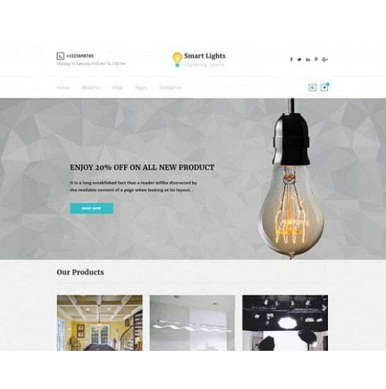 Lighting Store – HTML Template